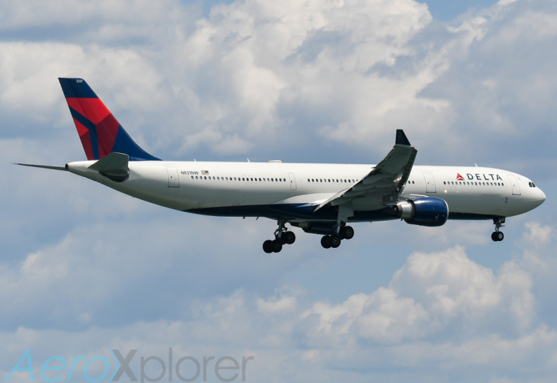 Photo of N831NW - Delta Airlines Airbus A330-300 at BOS on AeroXplorer Aviation Database