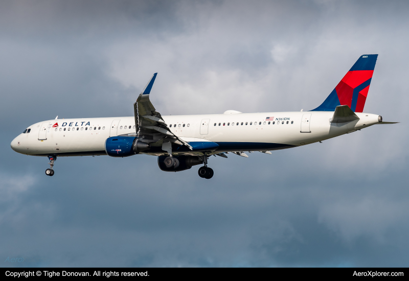 Photo of N361DN - Delta Airlines Airbus A321-200 at TPA on AeroXplorer Aviation Database