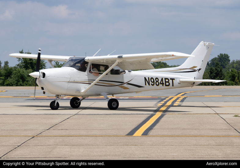 Photo of N984BT  - Private  Cessna 172 at AGC on AeroXplorer Aviation Database