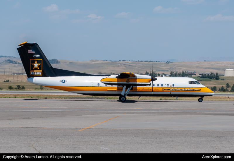 Photo of 17-01610 - US Army Bombardier C-147A at BIL on AeroXplorer Aviation Database