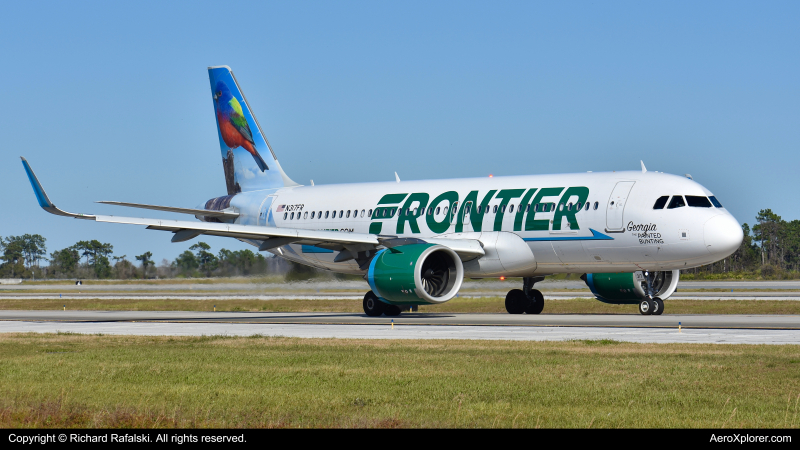 Photo of N317FR - Frontier Airlines Airbus A320NEO at MCO on AeroXplorer Aviation Database