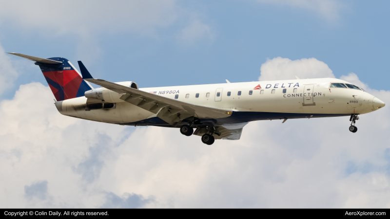 Photo of N8980A - Delta Connection Mitsubishi CRJ-200 at ATL on AeroXplorer Aviation Database