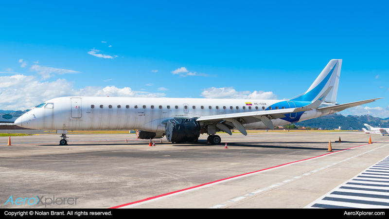 Photo of HC-COX  - TAME Ecuador Embraer E190 at CUE on AeroXplorer Aviation Database