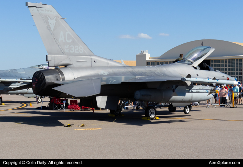 Photo of 86-0328 - USAF - United States Air Force General Dynamics F-16C Fighting Falcon at MCF on AeroXplorer Aviation Database