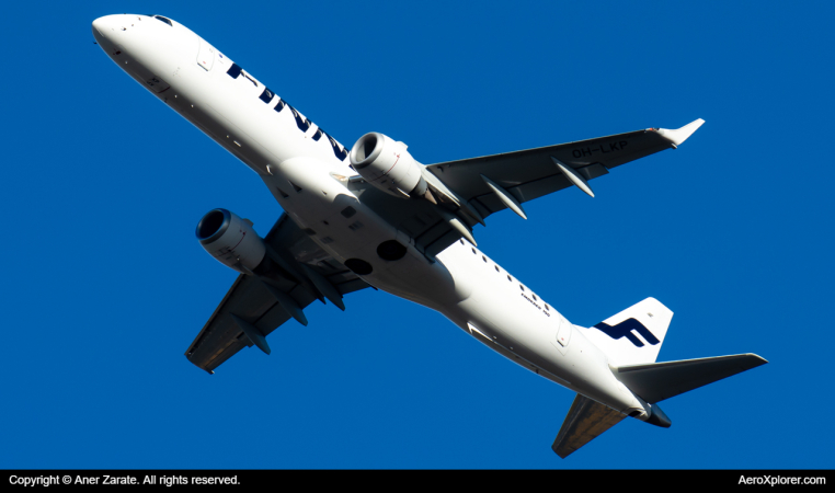 Photo of OH-LKP - Finnair Embraer E190 at HEL on AeroXplorer Aviation Database