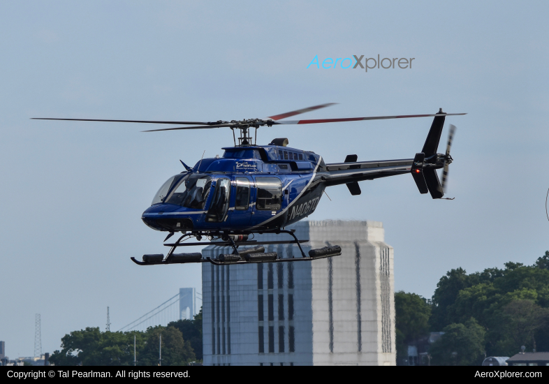 Photo of N406TD - PRIVATE Bell 407 at JRB on AeroXplorer Aviation Database