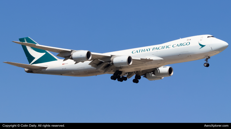Photo of B-LJD - Cathay Pacific Boeing 747-8F at IAH on AeroXplorer Aviation Database