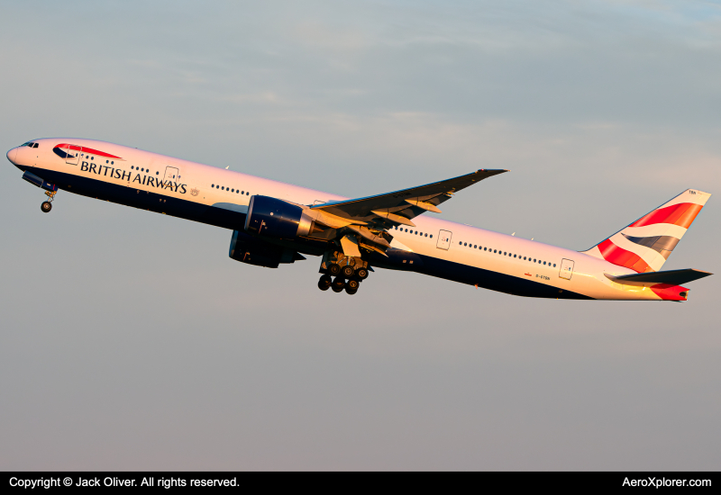 Photo of G-STBN - British Airways Boeing 777-300ER at JFK on AeroXplorer Aviation Database