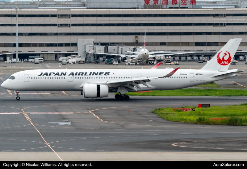 Photo of JA11XJ - Japan Airlines Airbus A350-900 at HND on AeroXplorer Aviation Database