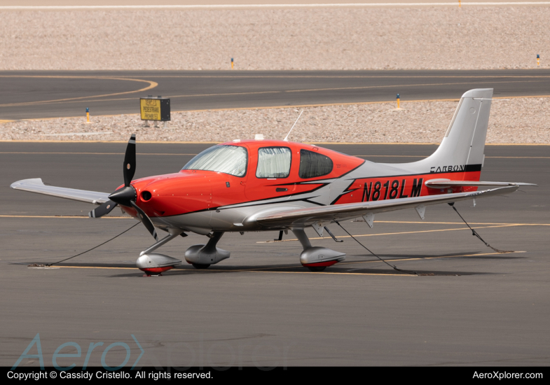 Photo of N818LM - PRIVATE Cirrus SR22 at SCF on AeroXplorer Aviation Database