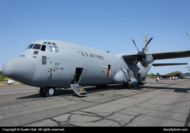 Photo of 18-5917 - USAF - United States Air Force Lockheed C-130J Hercules at HLG on AeroXplorer Aviation Database