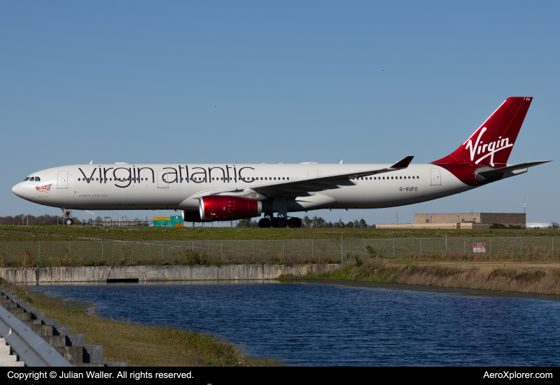 Photo of G-VUFO - Virgin Atlantic Airbus A330-300 at MCO on AeroXplorer Aviation Database