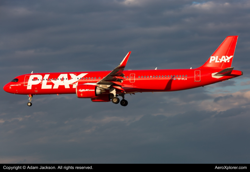 Photo of TF-PLA - Play Airlines  Airbus A321NEO at BWI on AeroXplorer Aviation Database