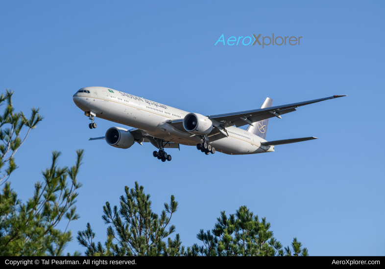 Photo of HZ-AK41 - Saudia Boeing 777-300ER at IAD on AeroXplorer Aviation Database