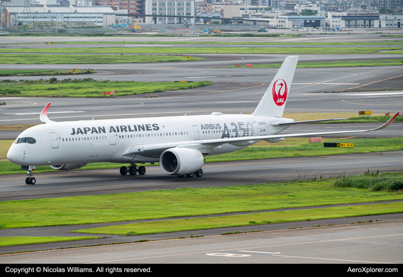 Photo of JA02XJ - Japan Airlines Airbus A350-900 at HND on AeroXplorer Aviation Database