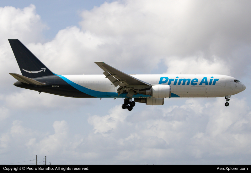 Photo of N1321A - Prime Air Boeing 767-300F at MIA on AeroXplorer Aviation Database