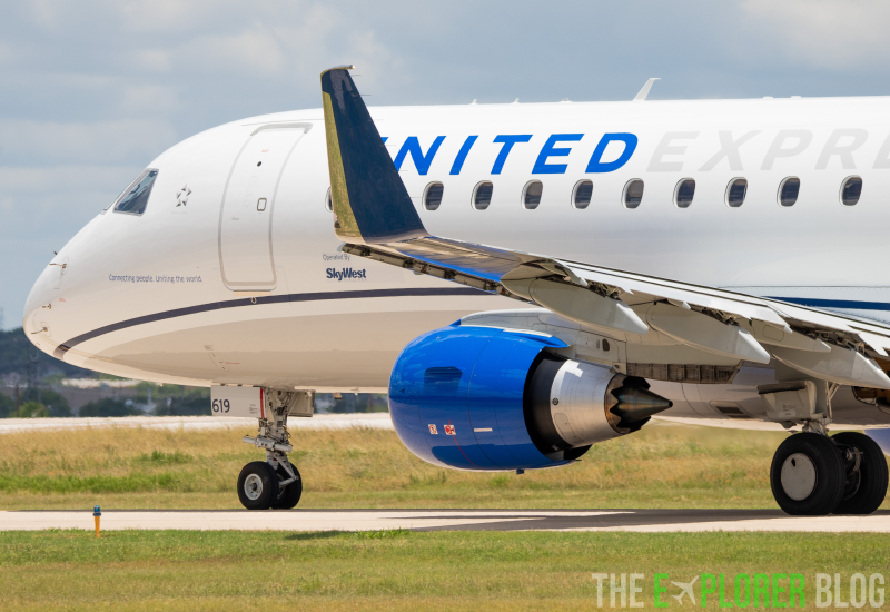 Photo of N619UX - United Express Embraer E175 at SAT on AeroXplorer Aviation Database