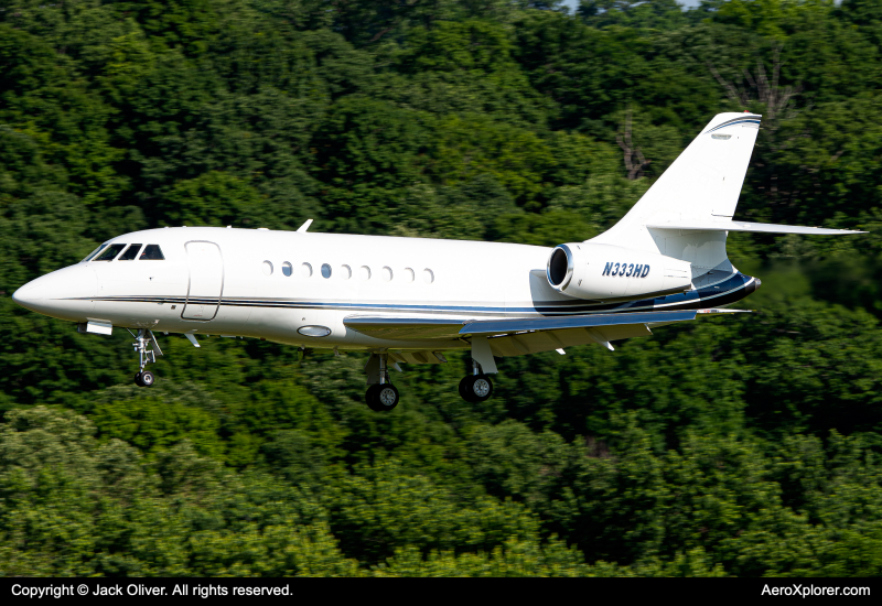Photo of N333HD - PRIVATE  Dassault Falcon 2000EX at LUK on AeroXplorer Aviation Database