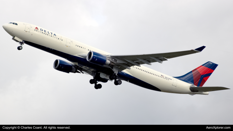 Photo of N824NW - Delta Airlines Airbus A330-300 at LHR on AeroXplorer Aviation Database