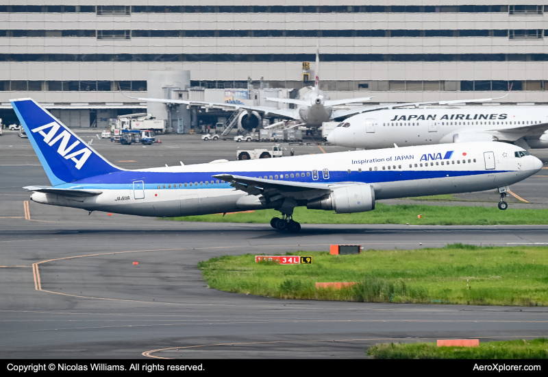 Photo of JA611A - All Nippon Airways Boeing 767-300ER at HND on AeroXplorer Aviation Database