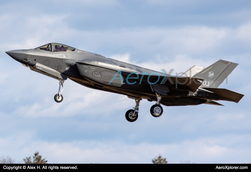 Photo of MM7334 - Italian Air Force Lockheed Martin F-35 Lightning at PSM on AeroXplorer Aviation Database