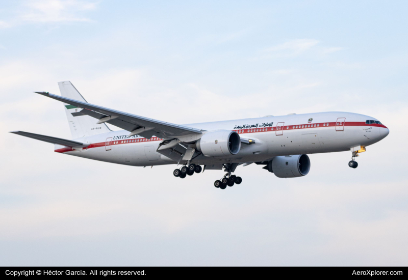 Photo of A6-ALN - UAE Government Boeing 777-200ER at AGP on AeroXplorer Aviation Database