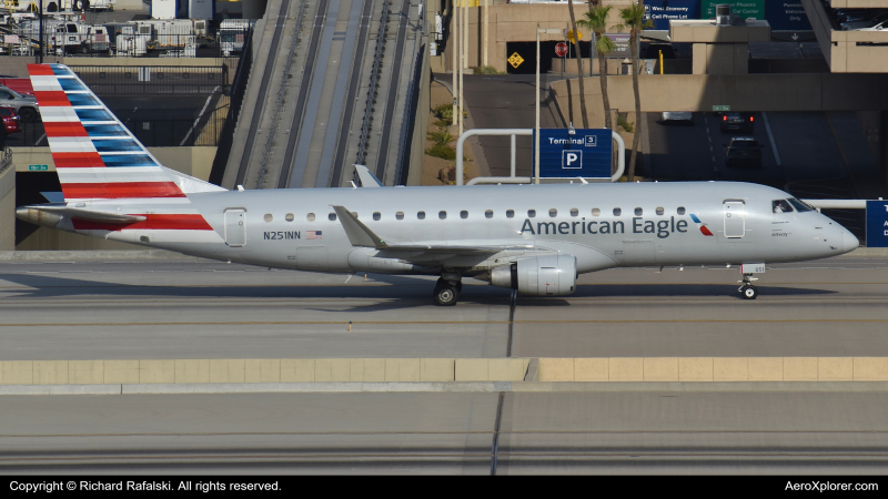 Photo of N251NN - American Eagle Embraer E175 at PHX on AeroXplorer Aviation Database
