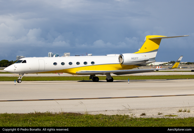 Photo of N62FF - PRIVATE Gulfstream V at FLL on AeroXplorer Aviation Database