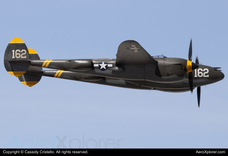 Photo of N138AM - Planes of Fame Lockheed P-38 Lightning at YUM on AeroXplorer Aviation Database