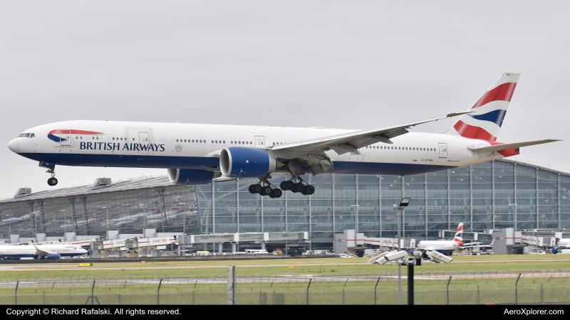Photo of G-STBK - British Airways Boeing 777-300ER at LHR on AeroXplorer Aviation Database