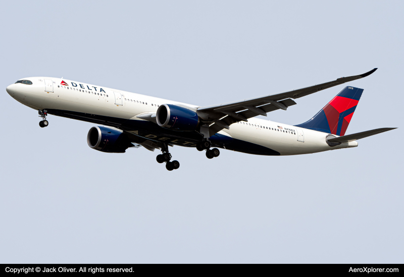 Photo of N410DZ - Delta Airlines Airbus A330-900 at JFK on AeroXplorer Aviation Database