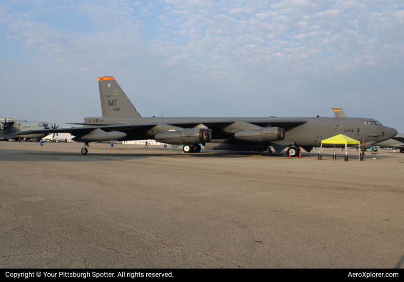 Photo of 60-0026 - USAF - United States Air Force Boeing B-52 Stratofortress at DAY on AeroXplorer Aviation Database