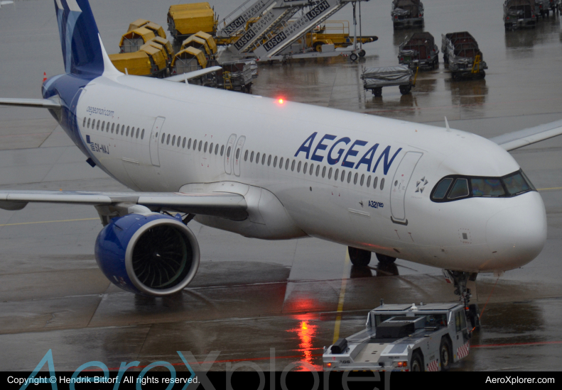 Photo of SX-NAJ - Aegean Airlines Airbus A321-271NX at STR on AeroXplorer Aviation Database