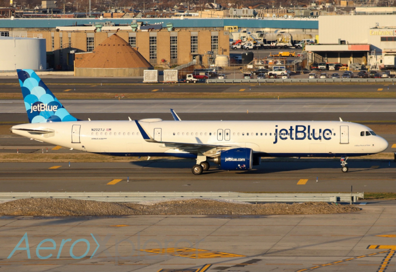 Photo of N2027J - JetBlue Airways Airbus A321NEO at JFK on AeroXplorer Aviation Database
