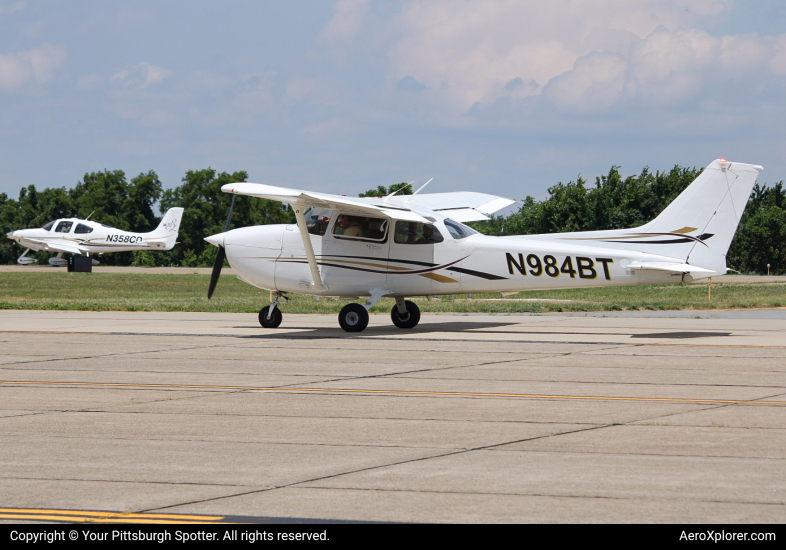 Photo of N984BT - Private  Cessna 172 at AGC on AeroXplorer Aviation Database