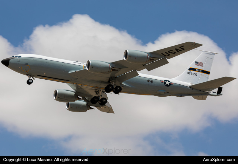 Photo of 61-0320 - USAF - United States Air Force Boeing NKC-135R at KPMD on AeroXplorer Aviation Database