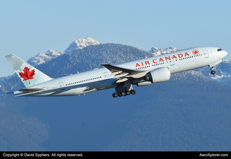 Photo of C-FIVK - Air Canada Boeing 777-200LR at YVR on AeroXplorer Aviation Database