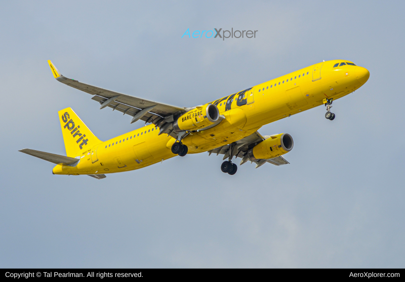 Photo of N678NK - Spirit Airlines Airbus A321-200 at BWI on AeroXplorer Aviation Database