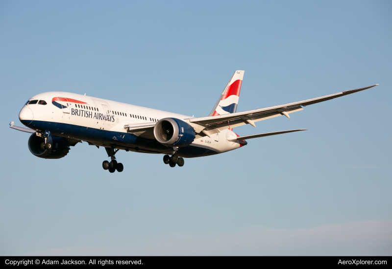 Photo of G-ZBJH - British Airways Boeing 787-8 at BWI on AeroXplorer Aviation Database