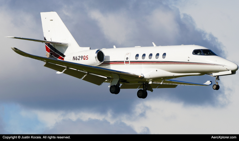 Photo of N629QS - NetJets Cessna Citation Latitude at TPA on AeroXplorer Aviation Database