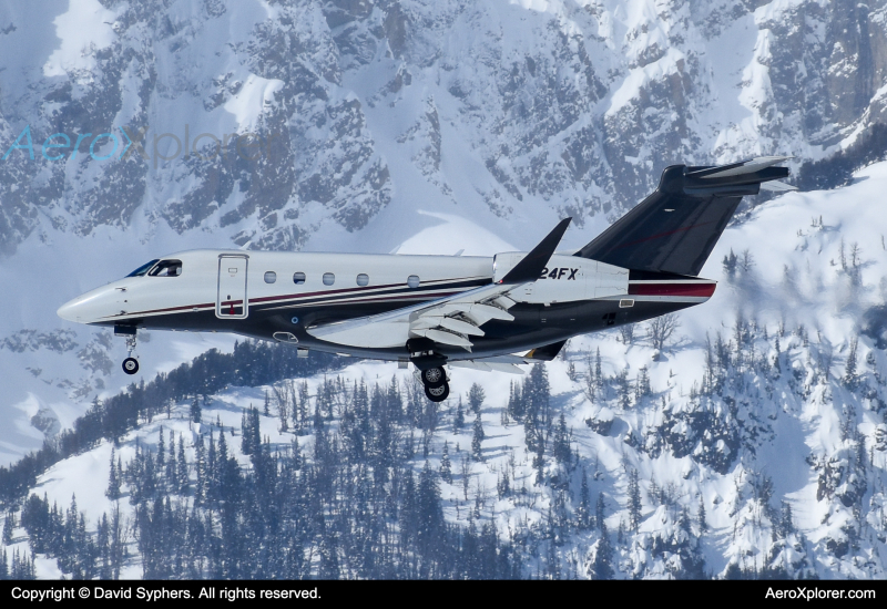 Photo of N424FX - FlexJet Embraer Legacy 450 at JAC on AeroXplorer Aviation Database