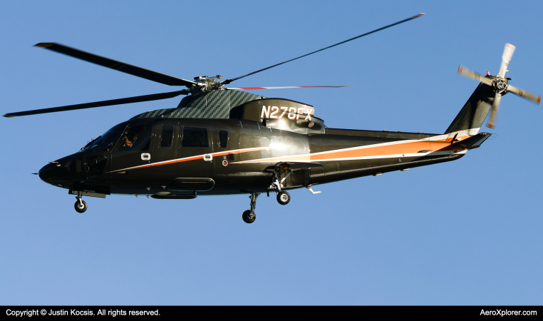 Photo of N278FX - FlexJet Vertical Sikorsky S-76C at JRB on AeroXplorer Aviation Database