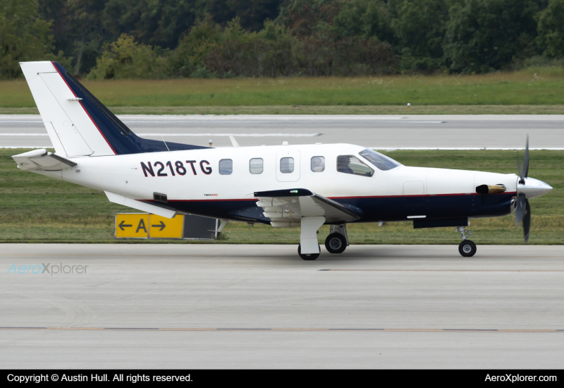 Photo of N218TG - PRIVATE Socata TBM-700 at LBE on AeroXplorer Aviation Database