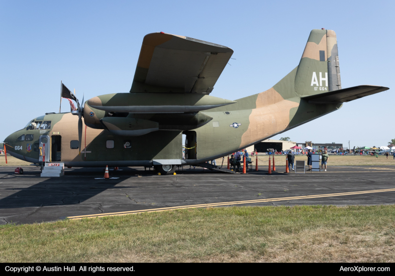 Photo of N22968 - PRIVATE Fairchild C-123 Provider at HLG on AeroXplorer Aviation Database