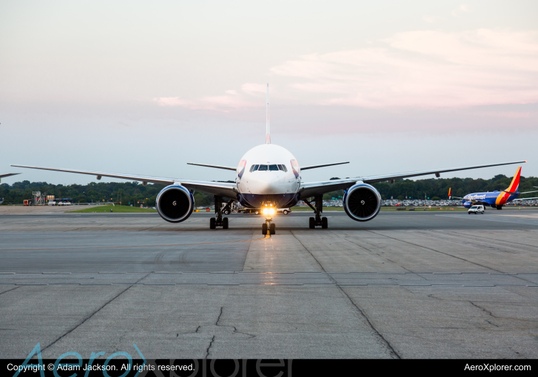 Photo of G-VIIC - British Airways Boeing 777-200ER at BWI on AeroXplorer Aviation Database