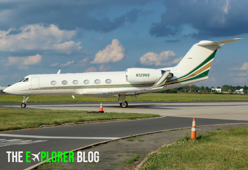 Photo of N129NS - PRIVATE Gulfstream IV at ABE on AeroXplorer Aviation Database