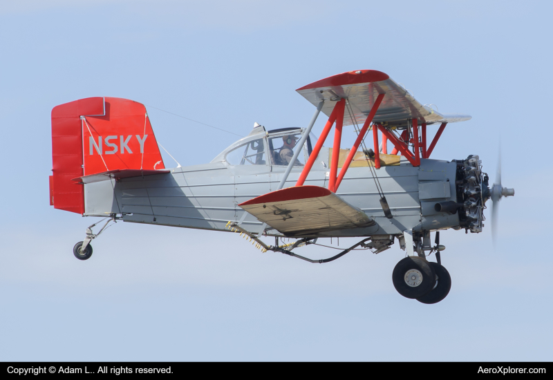 Photo of N5KY - PRIVATE Grumman G-164 Ag Cat at POY on AeroXplorer Aviation Database