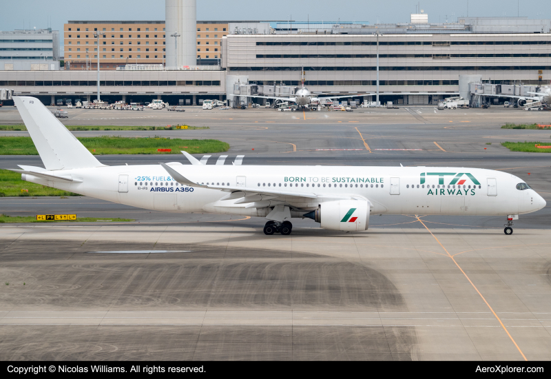 Photo of EI-IFD - ITA Airways Airbus A350-900 at HND on AeroXplorer Aviation Database