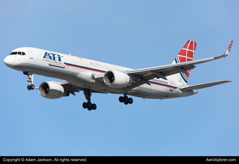 Photo of N751CX - Air Transport International Boeing 757-200 Combi at BWI on AeroXplorer Aviation Database