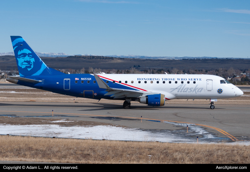 Photo of N651QX - Horizon Air Embraer E175 at BIL on AeroXplorer Aviation Database